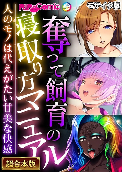 奪って飼育の寝取り方マニュアル 〜人のモノは代えがたい甘美な快感〜【超合本シリーズ】 モザイク版｜BENETTY❤フルカラー
